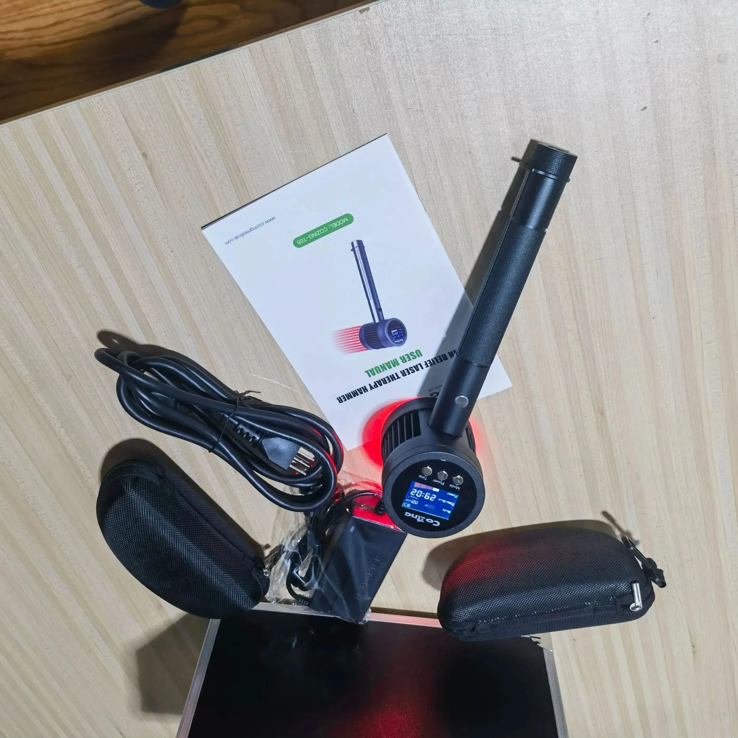 

Обновление глубоких тканей, лазерная терапия класса IV, устройство для массажа ног, ветеринарное использование, 25 диодов, 808 нм, 650 нм для облегчения боли