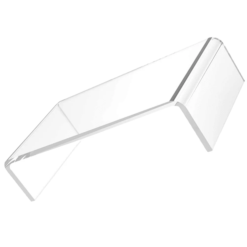 

Keyboard Stand Acrylic Monitor Riser Transparent Laptop Lifting Computer Storage Desk Heightening Base Ergonomic Design Desktop