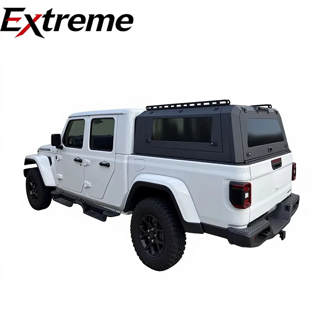 Factory Wholesale Price Aluminum Pickup Hardtop Topper Steel Camper Truck Durable Weatherproof  Fit for 2025 jeep Gladiator