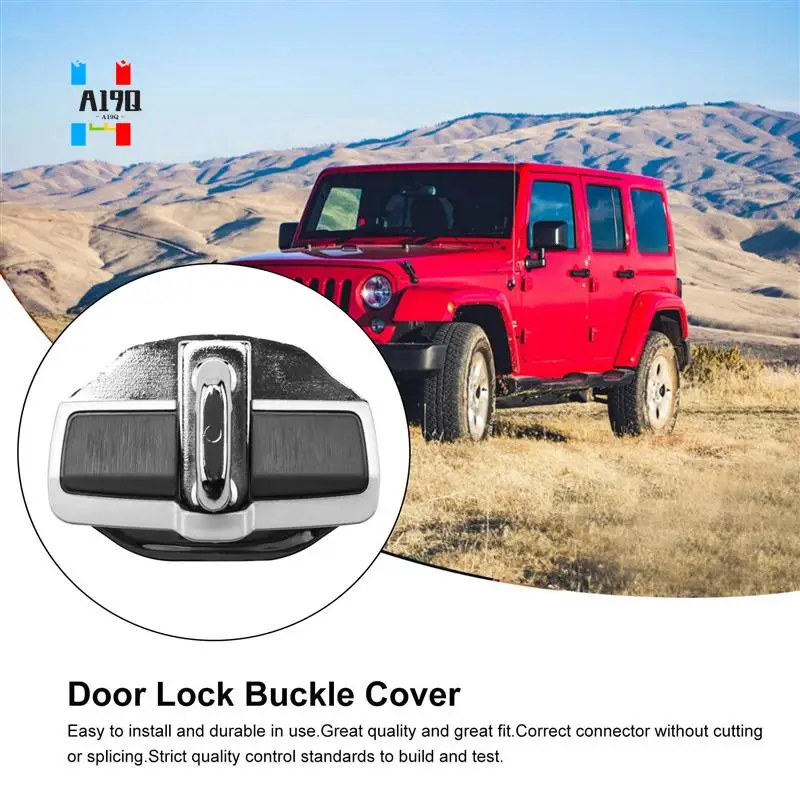 A19Q-TRD Door Stabilizer Door Lock Protector Latches Stopper Covers For Toyota Land Cruiser LC200 Alphard Vellfire