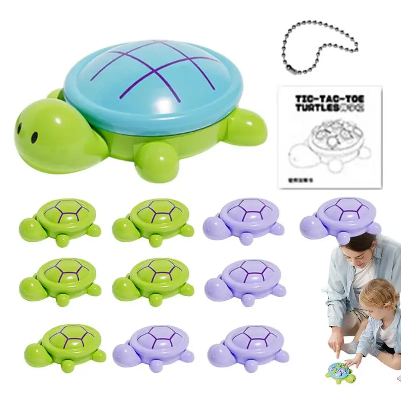 Kids Strategy Board Games Turtle Design Coffee Table Game Interactive Toys Educational Toys Magnetic Brain Game For Kids Ages 3