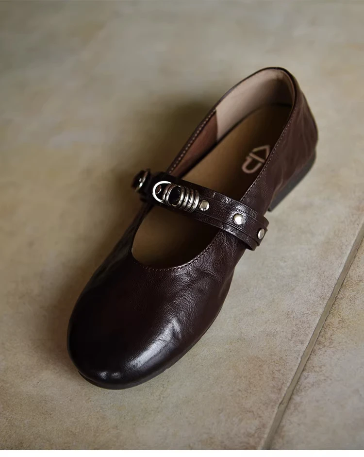 

Женские туфли Мэри Джейн с круглым носком в ретро-стиле, на мягкой плоской подошве, новые, с неглубоким вырезом, удобные и не утомляющие ноги.