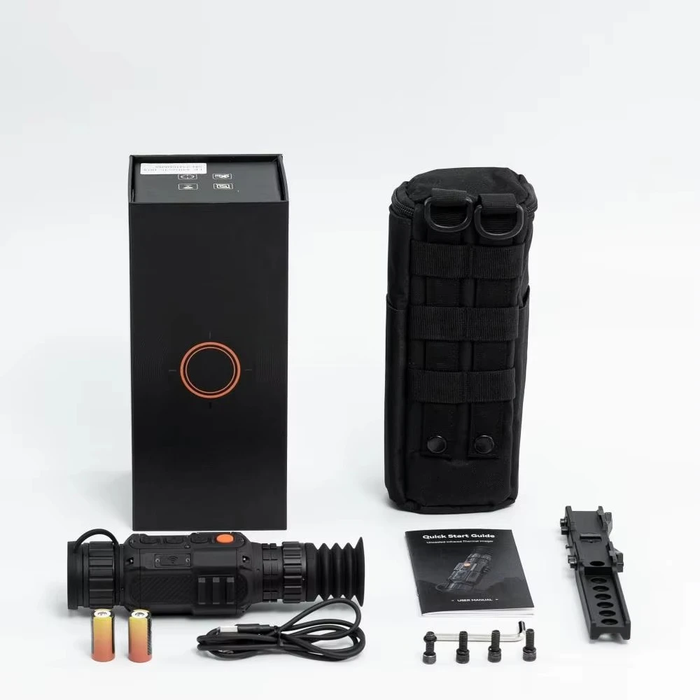 1x, 2X, 4x 640x512 Tactical Thermal Monocular 35mm Germanium Lens Uncooled Handheld Night Vision Scope for Hunting & Shooting