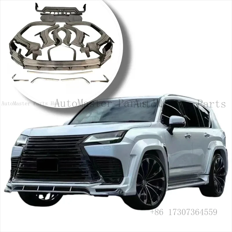 For  LX600 Front Lip Side Skirt Rear Diffuser Spoiler Wide-Body Wheel Arch