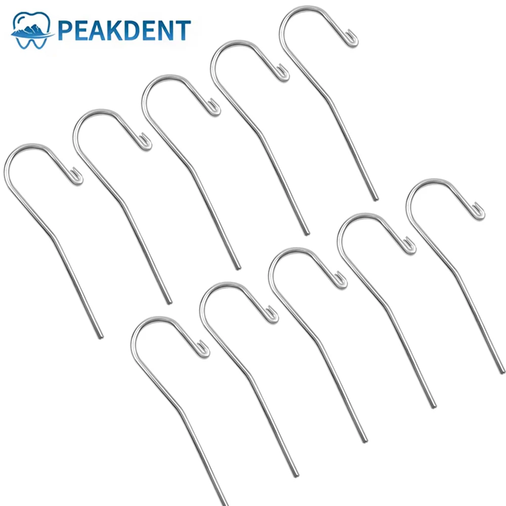 

5pcs Dental Lip Hooks Stainless Steel Dental Endo Treatment Lip Hook Lip Mouth Hook Apex Locator Teeth Whitening Tool Instrument