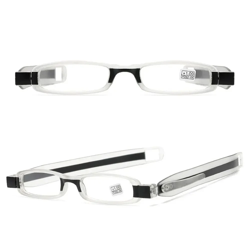 1PCS Computer Goggles Folding Reading Glasses 360 Degree Rotation Ultra-light Reading Glasses Anti-skidding Fashion Presbyopia