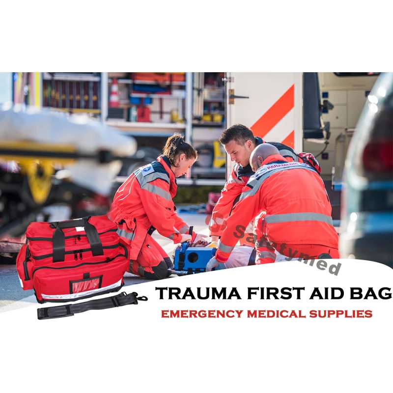 Safetymed Trauma First Aid Emergency Medical Paramedic First Responder Ambulance Bag