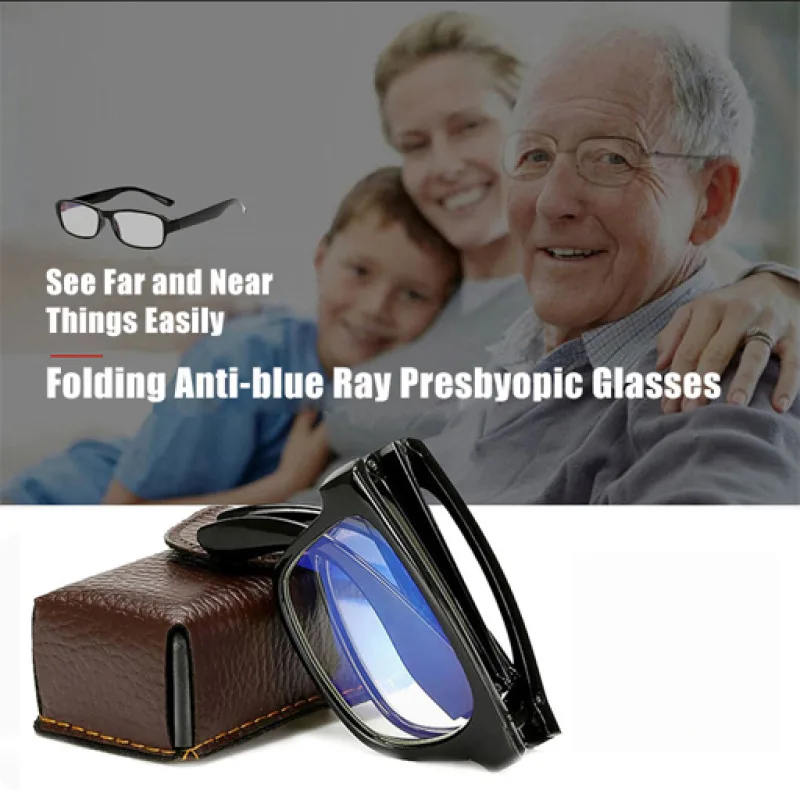 Умные очки для дальнозоркости, антисиние, складные очки для дальнозоркости