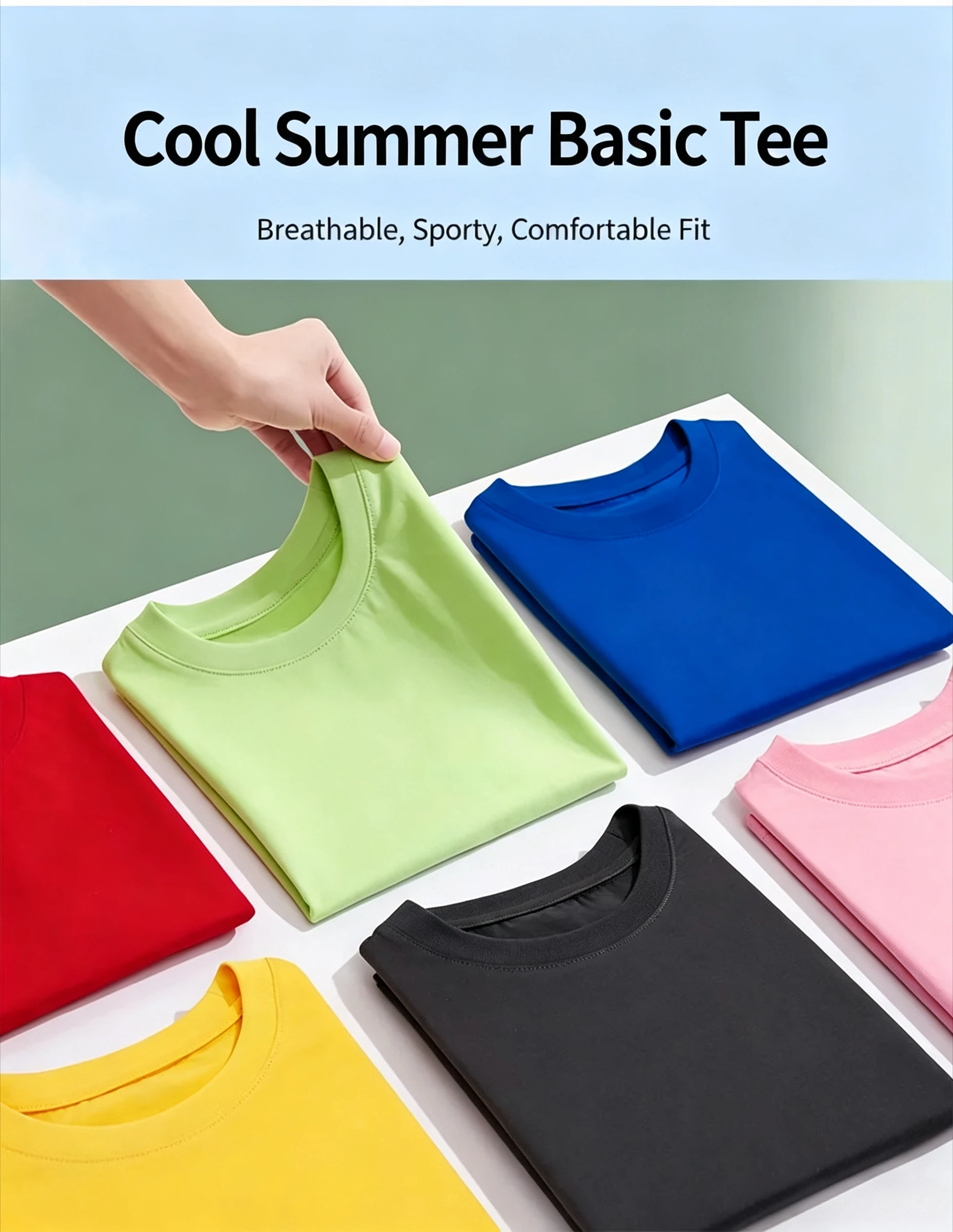Neue modische T-Shirts für Kinder im Frühling und Sommer – die meistverkauften, bequemen, atmungsaktiven und niedlichen Oberteile für Jungen und Mädchen – Detail 7