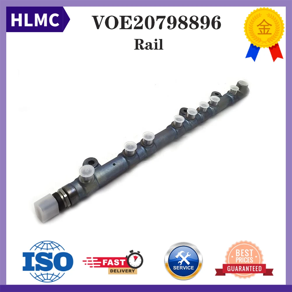 

VOE20798896 EC200B EC210B EC210D EC220D EC235D Engine Common Rail Fuel Pipe 20798896 04515711 0445226188