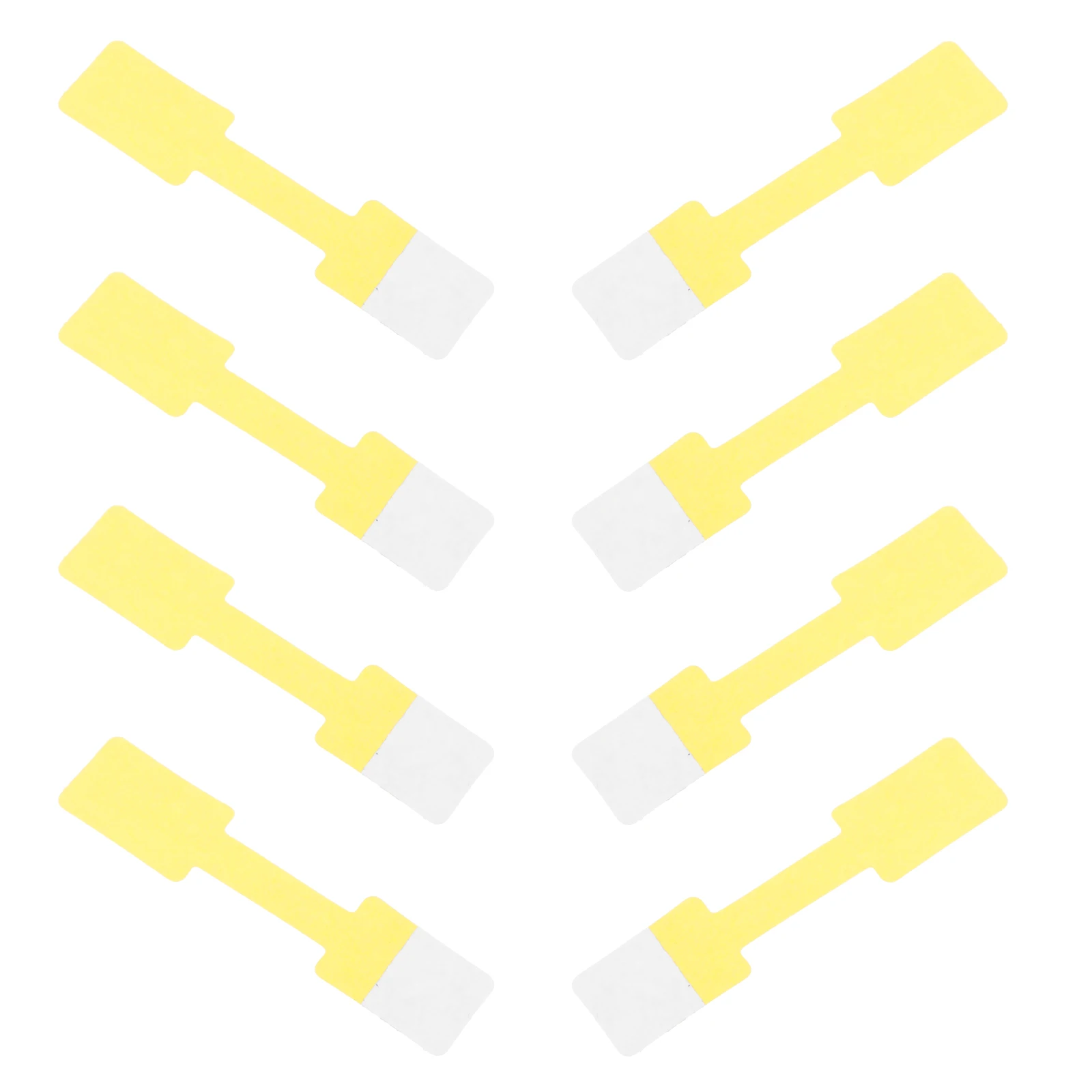 

100Pcs Jewelry Price Tags Adhesive Label Stickers Non-Tearable Writable Tags for Bracelets Rings Earrings Necklaces