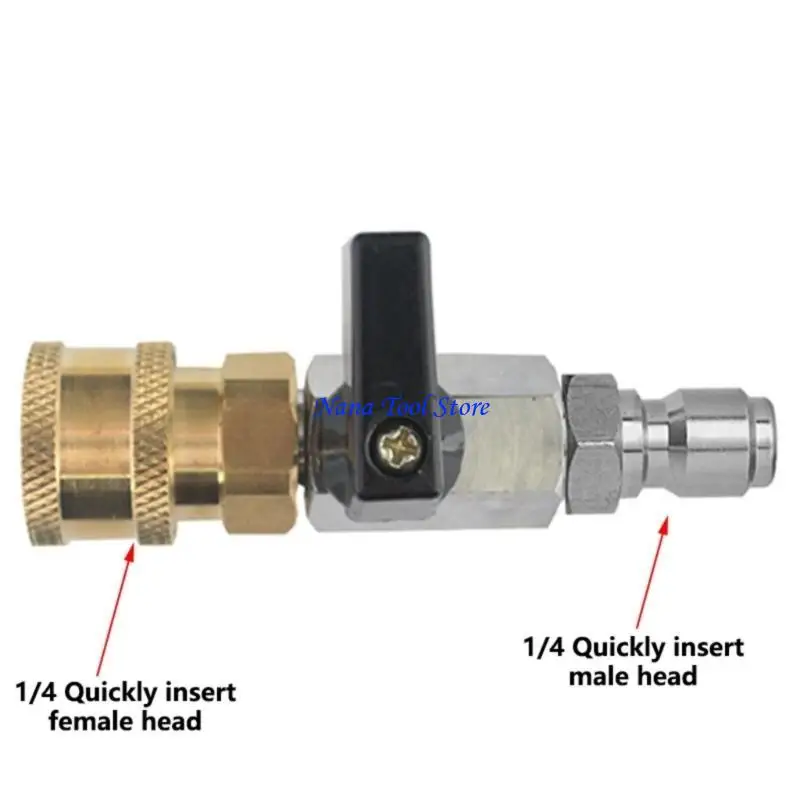 31GJ Sturdy 1/4 Inch Air Valves For Efficient Flows Controlled Daily Casual Use