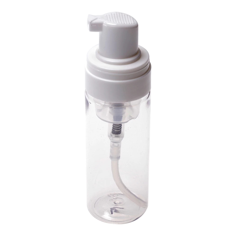 50ml 1.7 Oz Clear Travel Foam Pump Bottle Lash Shampoo Bottles for Hand Sanitizer Liquid Plastic Empty Soap Refillable Bottle