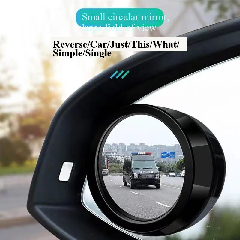 

2 шт. автомобильное зеркало правое боковое наклейка на выпуклое зеркало 2 1/8 дюйма для экстерьера автомобиля