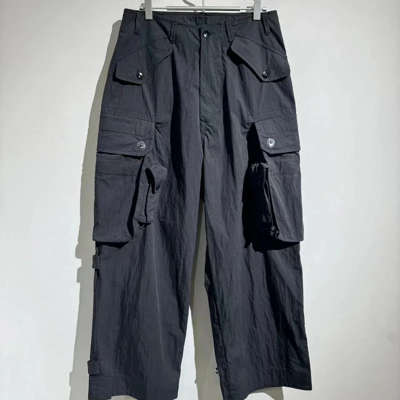 High Street Y Y Men's Cargo Casual Pants Work Pants for Men Comfortable Trousers Y2k Clothing Waterproof Clothes