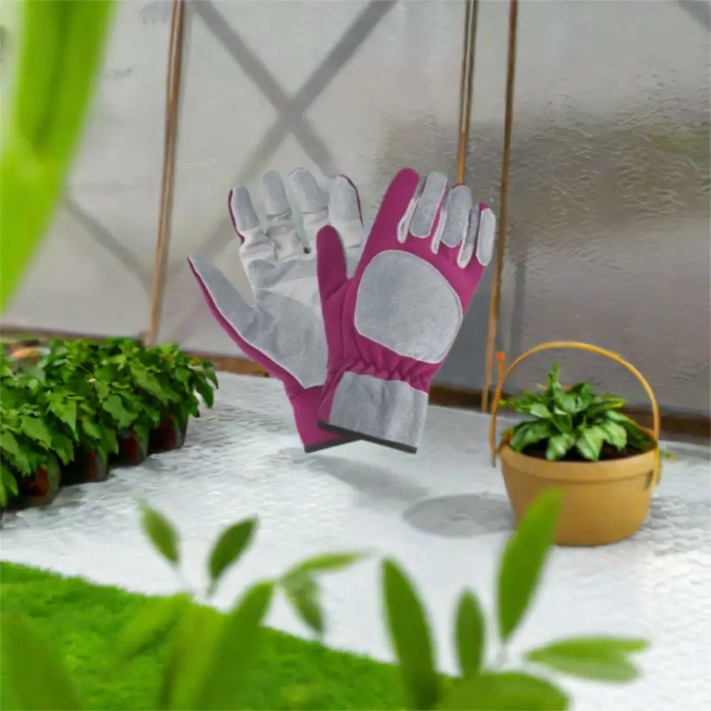

Рабочие перчатки с защитой от шипов на открытом воздухе, садовые перчатки, удобные гибкие перчатки с защитой от шипов, дышащие мягкие защитные перчатки для копания