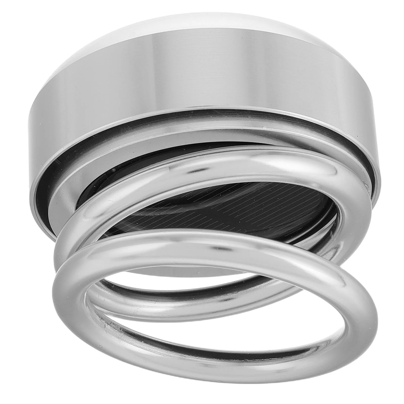 

Solar Powered Rotating Car Aromatherapy Ornament Double Ring Suspension Fresh Scent Decorative Car Interior Accessory