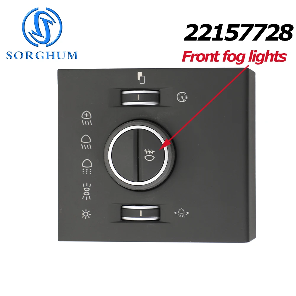 12V/24V 22157728 22157723 Für Volvo FM FMX LKW Scheinwerferschalter Bedienknopf 21694566 21694561 – Detail 4
