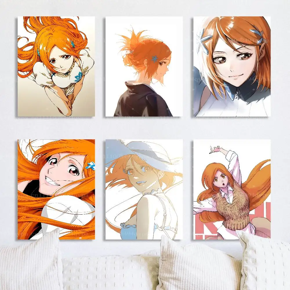 O-Orihime Inoue B-Bleach-es Poster Cool Wall Decor Art Print Matte Frameless Posters for Bedroom Office Living Room Home Decor