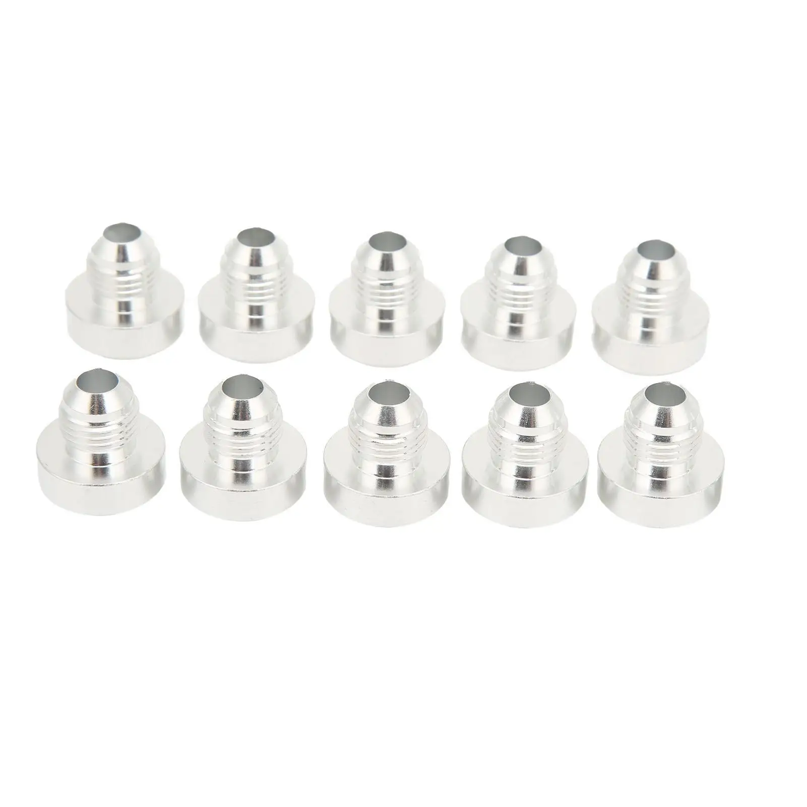 

6AN Weld On Bung Oil Hose Adapter Beautiful Aluminum Alloy Lightweight 1/2in Thread High Strength for auto