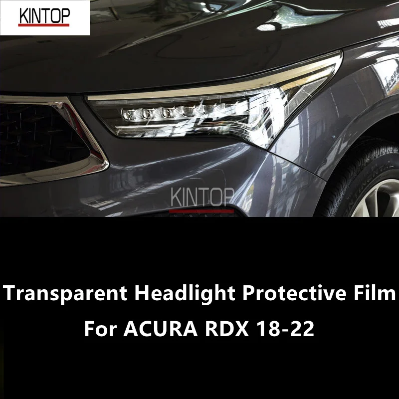 

For ACURA RDX 18-22 TPU Transparent Headlight Protective Film, Headlight Protection,Film Modification