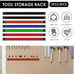 5/2PCS Screwdriver Organizer Holder Wall Mounted Screwdriver Wrench Pliers Rack Organizer Tool Hardware Tool Display Hanger