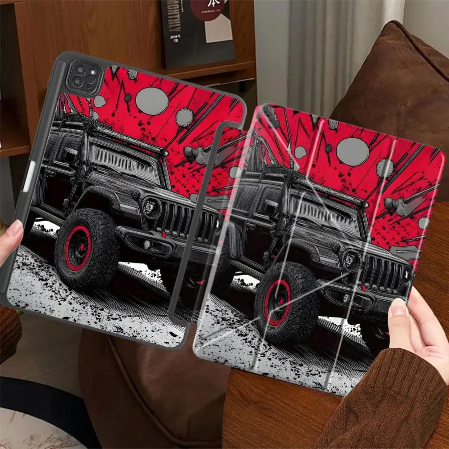 capa-de-tablet-com-desenho-de-carro-retro-para-ipad-pro-11ª-10ª-9ª-8ª-7ª-geracao-129-polegadas-mini-6-7-air-4-5-m3-m2-m4-11-polegadas-pro-2025-com-suporte