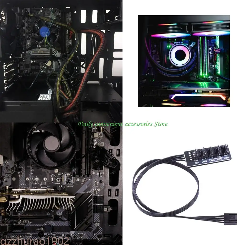 97QB PWM вентилятор Hub PC CPU Охлаждение.