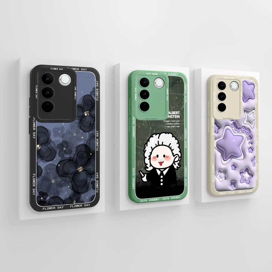 For Vivo S16 Vivo S16 Pro Phone Case Cartoons Style Liquid Silicone Back Cover For Vivo V27 Vivo V27 Pro Fashion Prevalent Funda