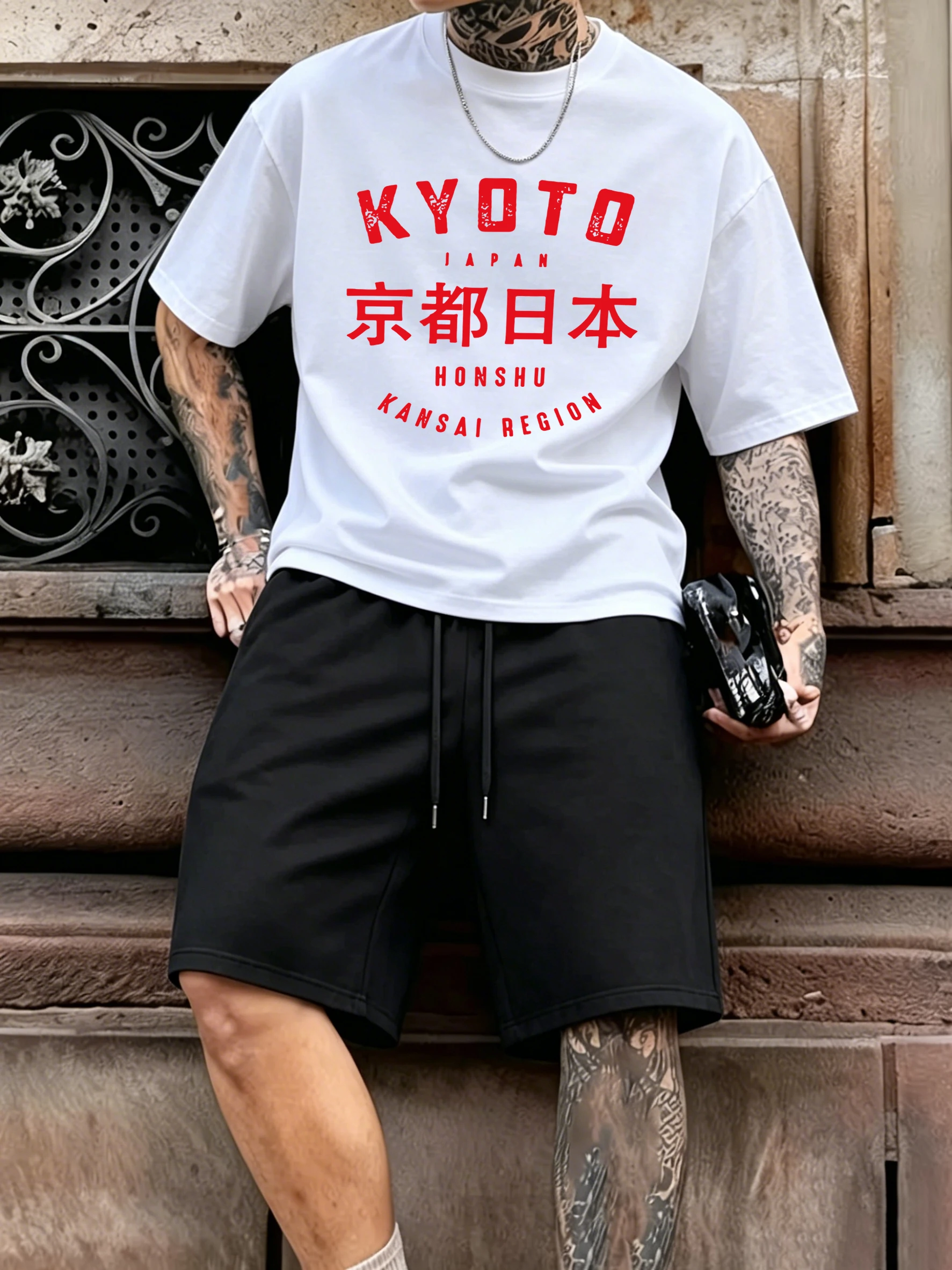 Street Fashion Kyoto - Kyoto Japan Honshu Pattern Cotton Summer
