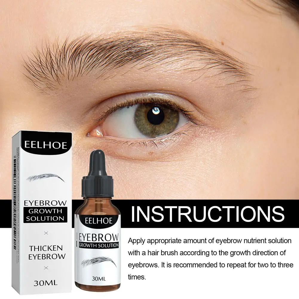 Natural Eyelashes Growth Essential Oil Thick Longer Enhancer Growth Lash Liquid Nourishing 30ml Eyebrow Essential Hair S9w7