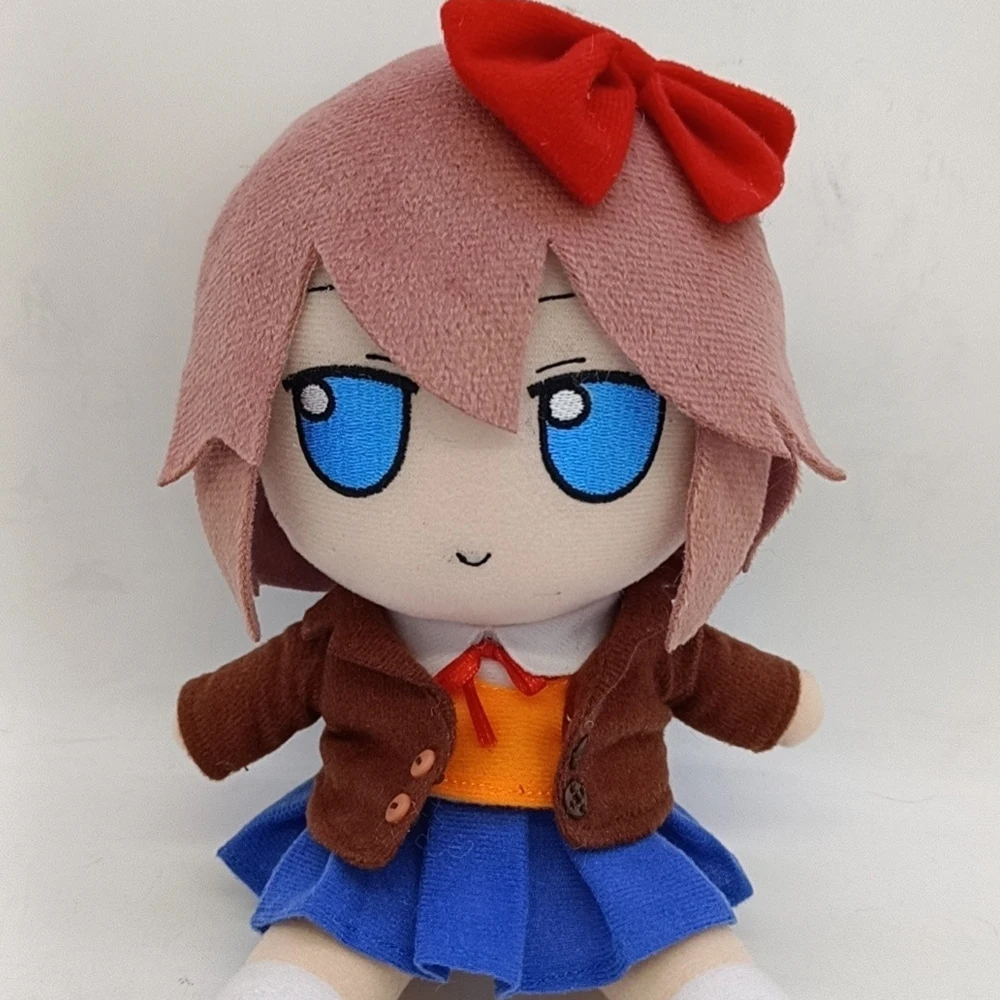 Anime Natsuki Monika Sayori Yuri Cosplay Cotton Doll Plush Stuffed Dolls Cute Cartoon Figure Prop Unisex Soft Plushies view 3