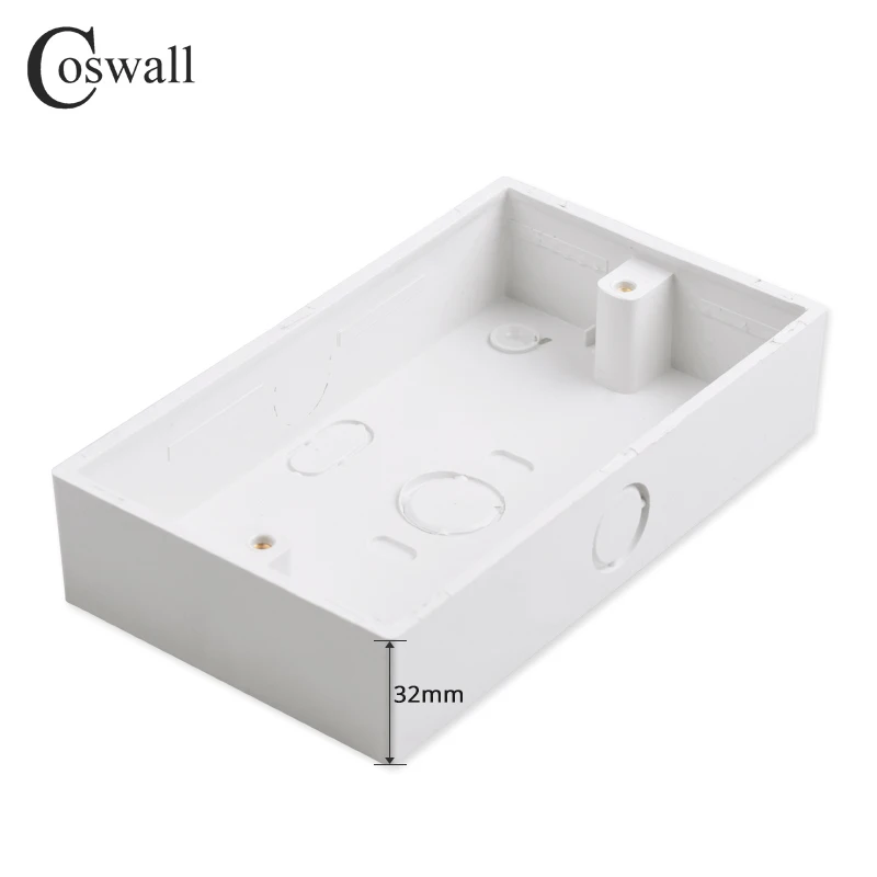 COSWALL 146/172/258/344mm External Mounting Box For 86 Type Switch And Socket Apply For Any Position Outside of Wall Surface