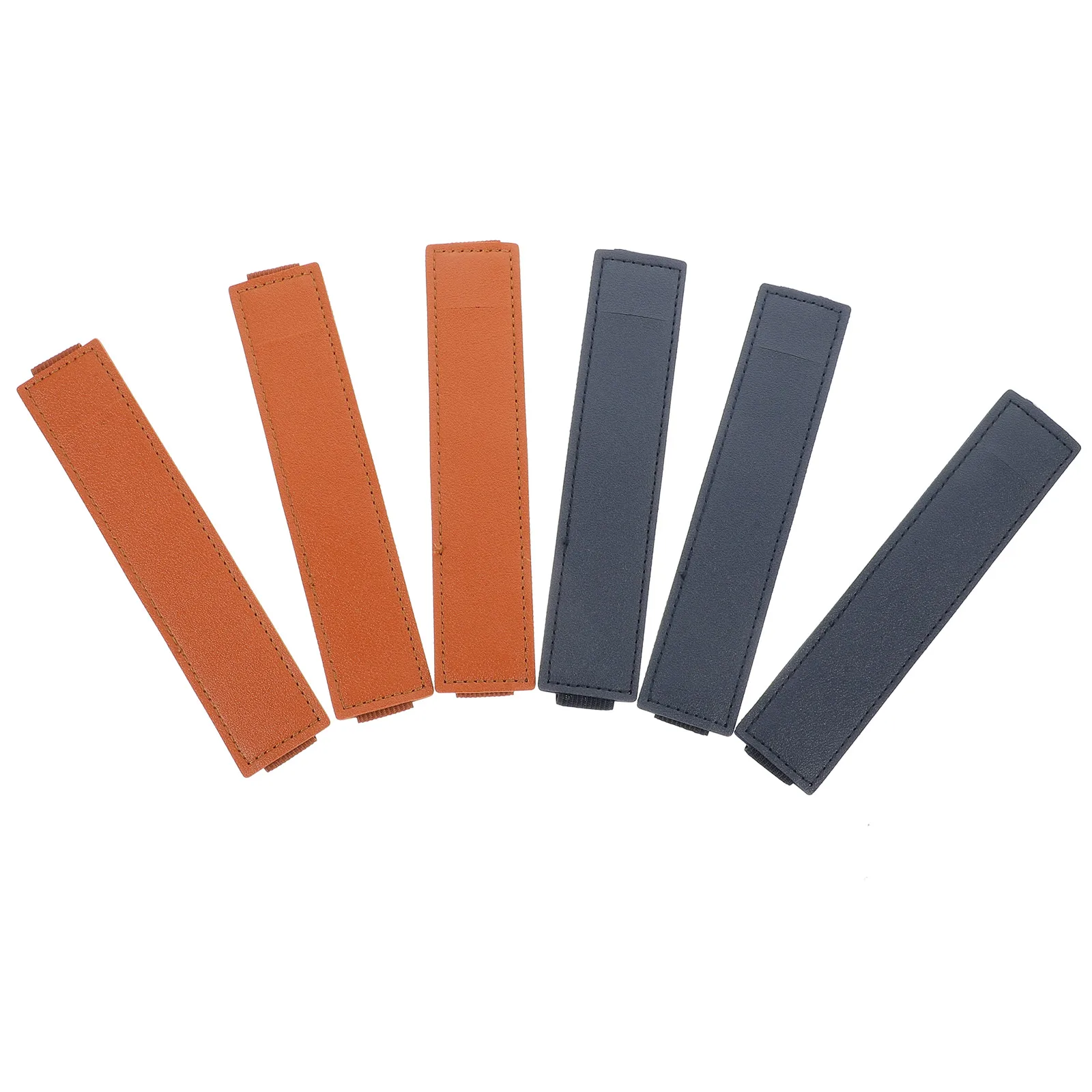 

6 Pcs Case Elastic B Notebook Holder Storage Pen Holder For Notebook Bags Journal Pen Pouch Black Brown 3 Each