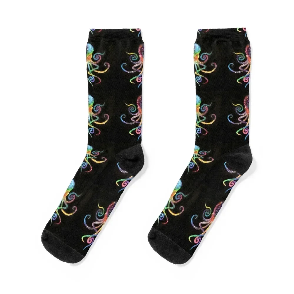 Cosmic Octopus Swirl Socks anime christmass gift Socks Man Women's