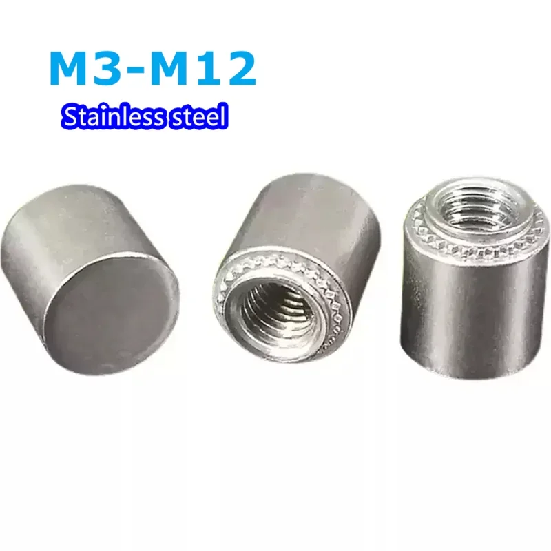 Rivet Nut Stainless steel type No step waterproof self-bite compression nut Pressure willow nut post