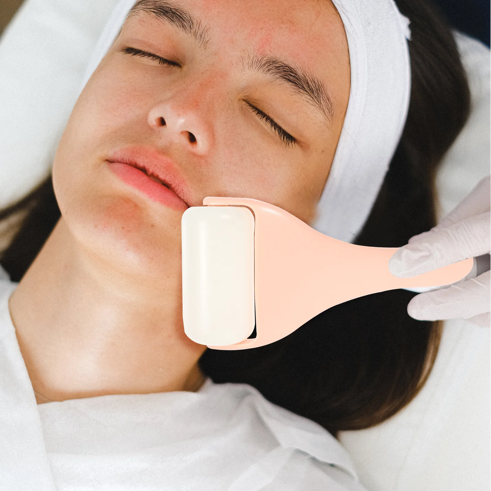 フェイシャルマッサージローラー ポータブル 顔用 しわ防止 スキンケアツール 滑らかな表面 傷なし 簡単操作 労力不要