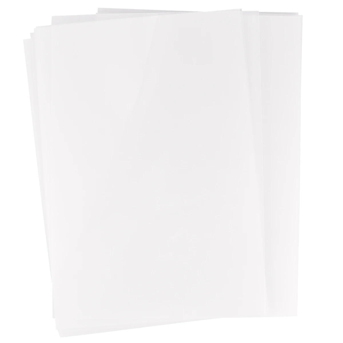 50pcs 20X29Cm Heat Shrink Paper Film Sheets Diy Hand-Painted Translucent Shrinkable Sheets 0.3Mm Coarse Grinding For Keyring