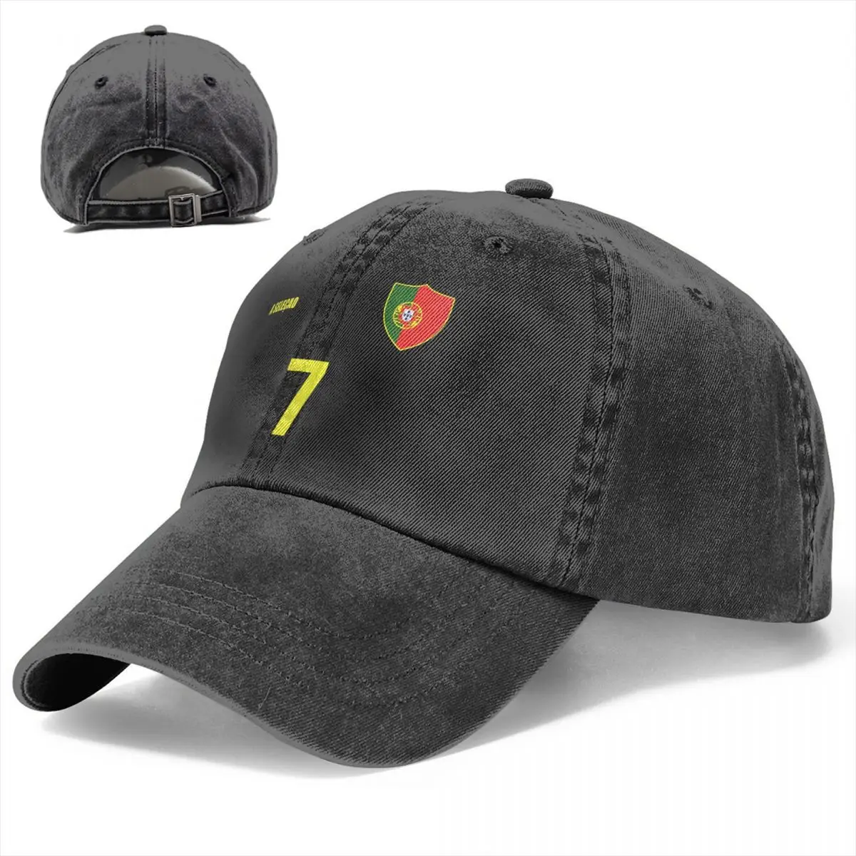 Soccer A Seleﾧao Number 7 Baseball Cap Men Hats Women Visor Protection Snapback Portugal National Football Team Caps