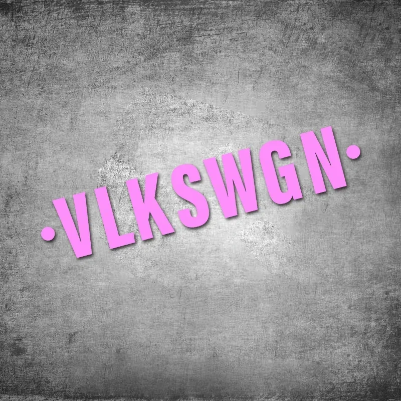 1PC New VLKSWGN Motorcycle Car Stickers Waterproof Auto Window Decals Creative Car Body Styling Decoration for Vlkswagn VW