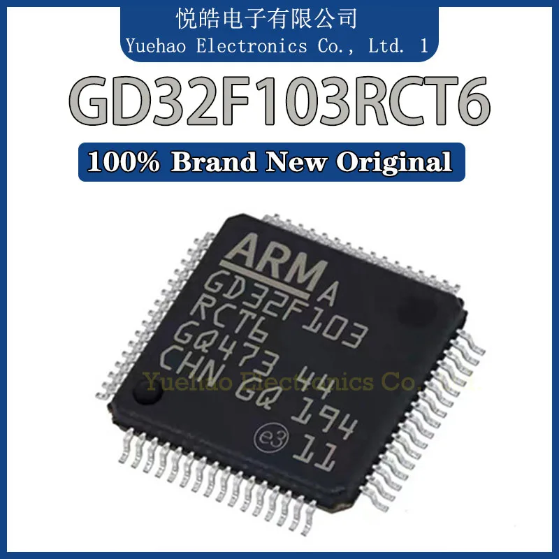 STM32F103RCT6 GD32F103RCT6 STM32F103 GD32F103 STM32F STM32 GD32F GD32 GD IC MCU STM LQFP-64 Chip