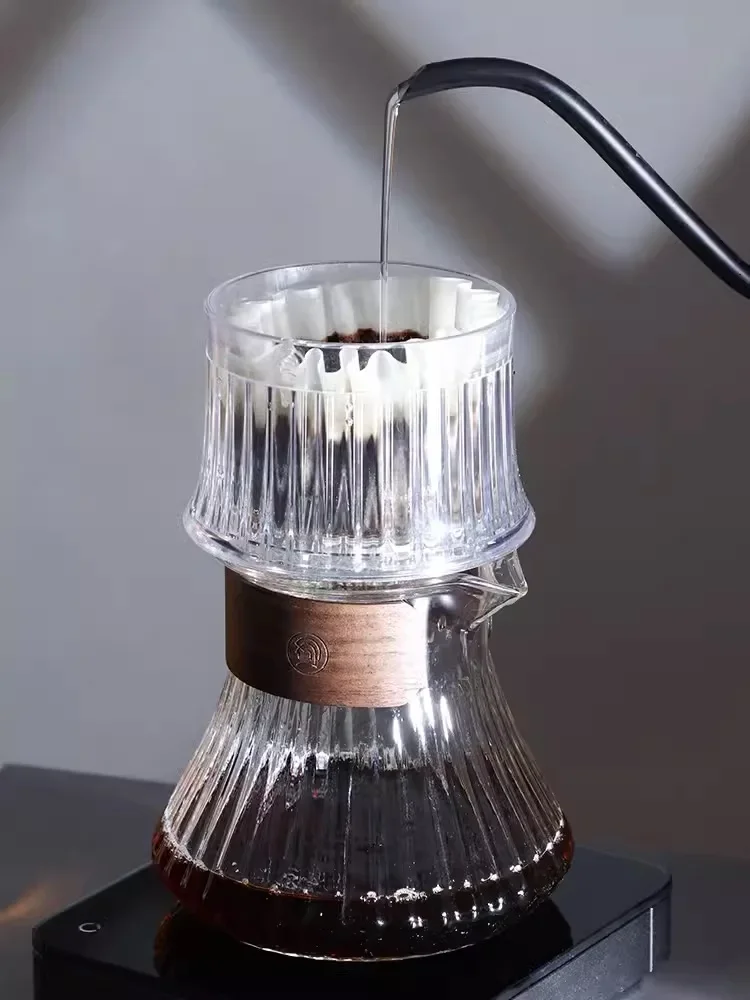 IN Stock Hero PCTG Variable Speed Hand Drip Coffee Filter Cup Drip-style Coffee Funnel Filter Flat Bottom Drip Cake Dripper