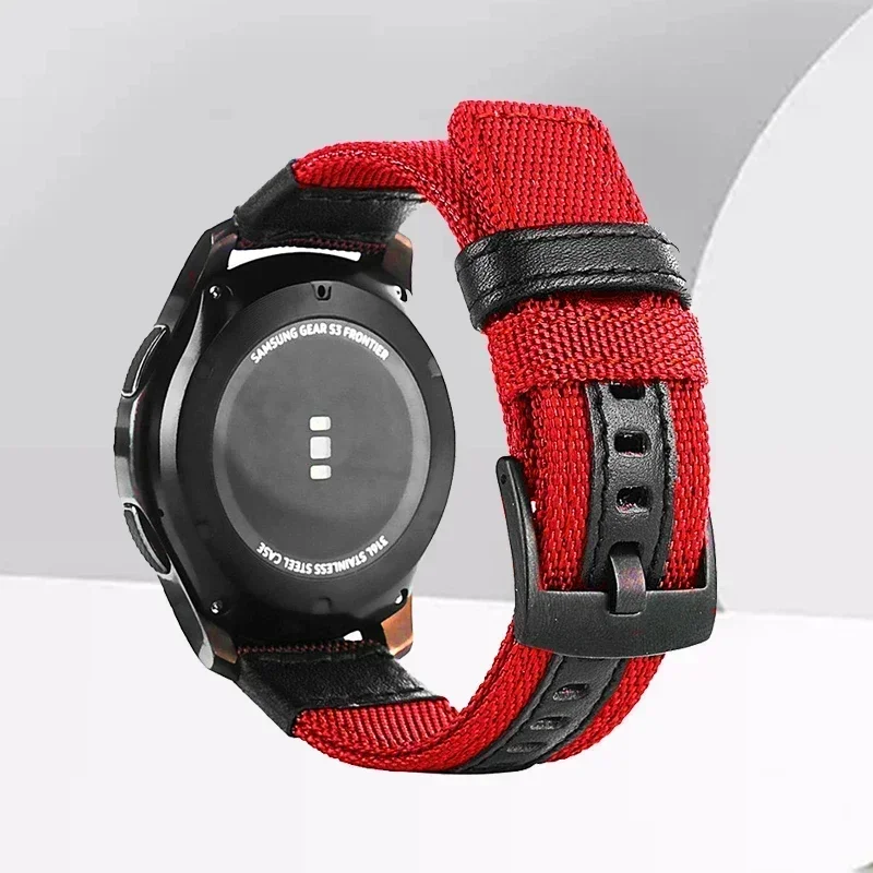 20 mm 22 mm Nylonarmband für Samsung Galaxy Watch 7 FE 6 5 4 40 mm 44 mm gewebtes Band für Huawei GT5 Pro 46 mm GT4/3Pro Sportarmband