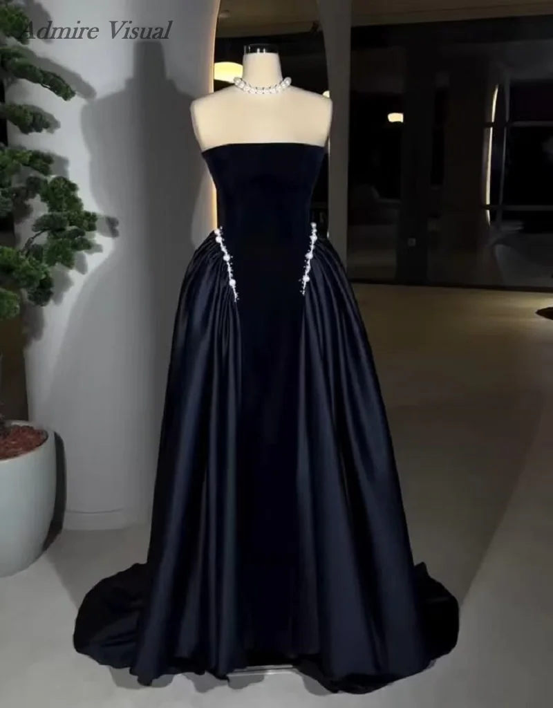 El más nuevo vestido de fiesta largo personalizado sirena sin mangas con tren desmontable vestidos de noche elegantes vestidos para ocasiones especiales