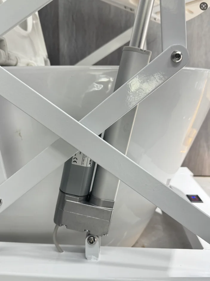 مصنع تصنيع رعاية المسنين إطار أمان المرحاض درابزين مقبض إمساك صوان مسند الذراع للمعاقين الكربون الصلب الأبيض #4