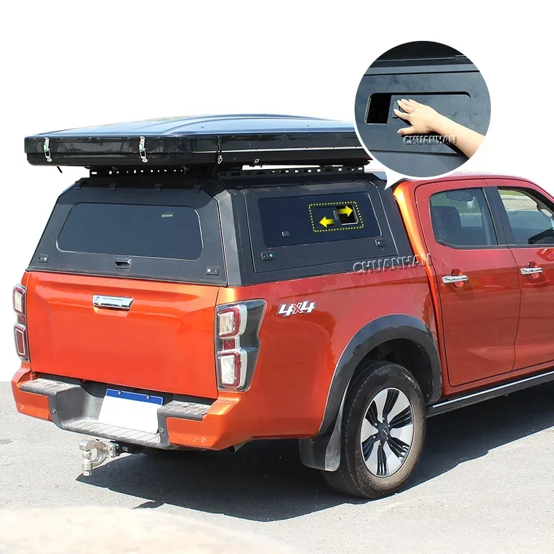 Truck Hardtop Sliding Windows bed cover Pick up Amarok canopy for Navara NP300 Frontier