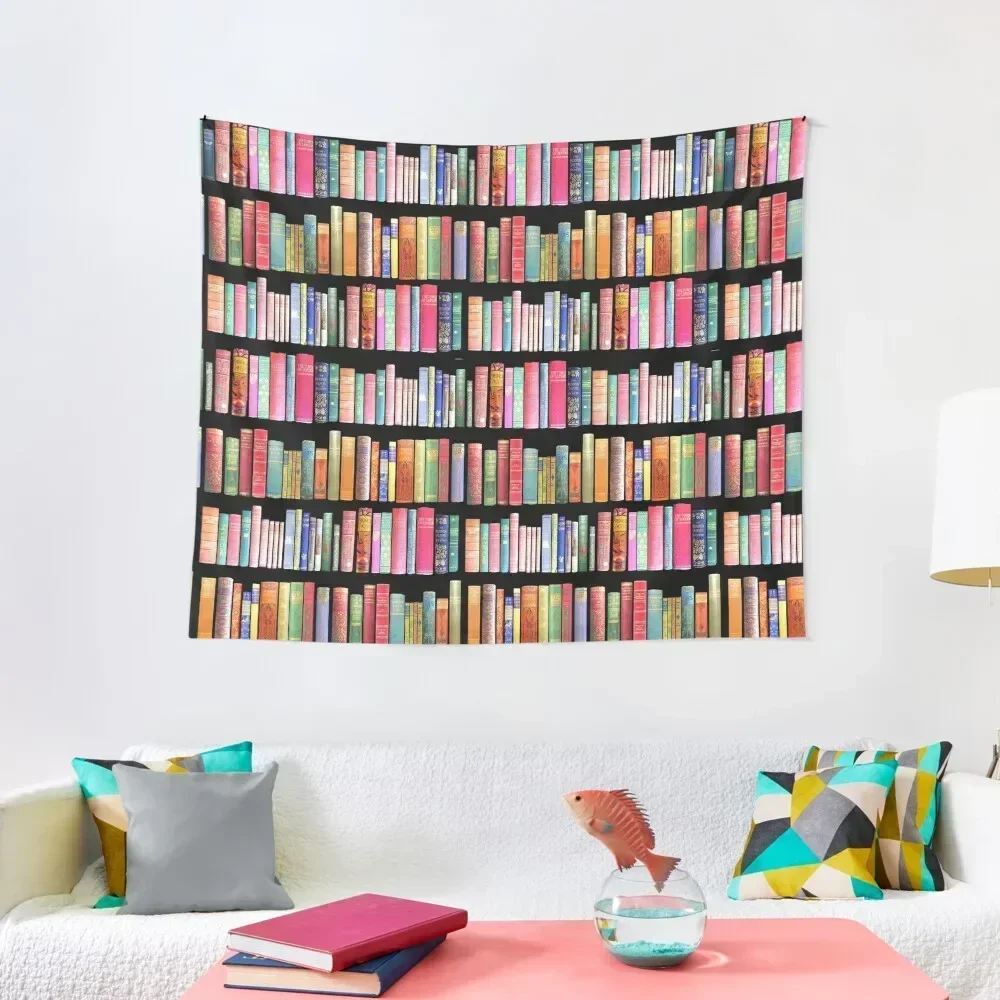 Bookworms Delight / Antique Book Library for Bibliophile Tapestry Decor For Bedroom Decoration Wall Tapestry