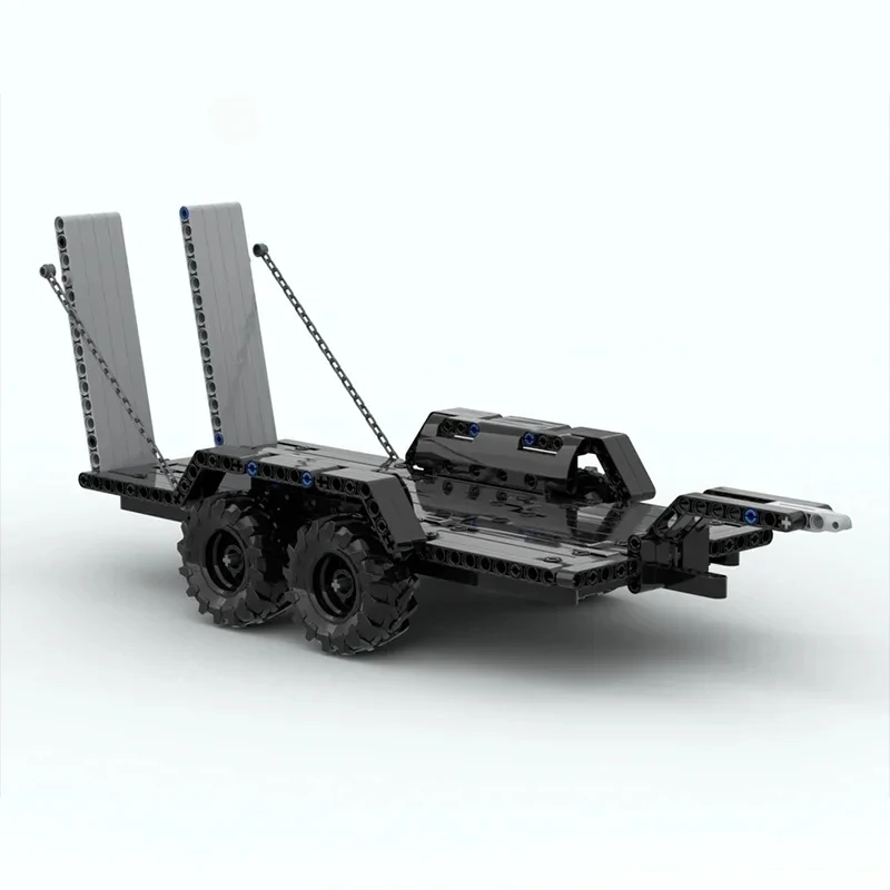 MOC Technische Pickups F-150 Raptor Kleine Flatbed Trailer Model Bouwstenen DIY 42126 Set Bricks Montage Kinderen Speelgoed Geschenken