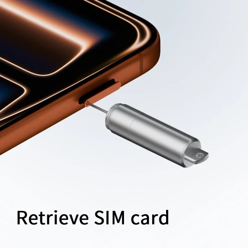 2 In 1 Sim Card Tray Removal Tool Eject Pin Earbuds Cleaning Brush Reset Tools Needle Opener Cleaner Pen Kit For IPhone Airpods