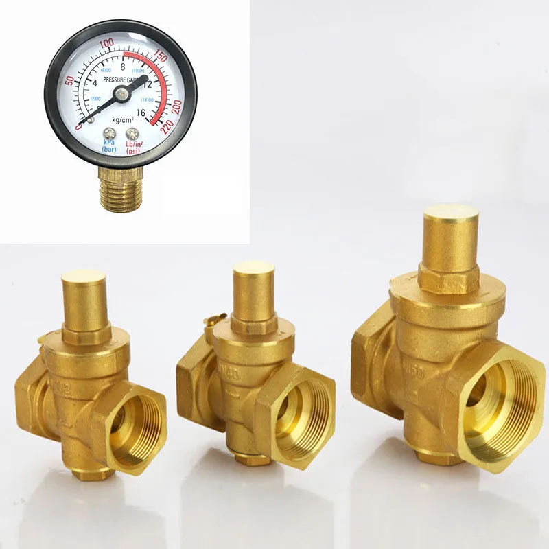 DN15-DN100 thread brass cooling water pressure reducing valve